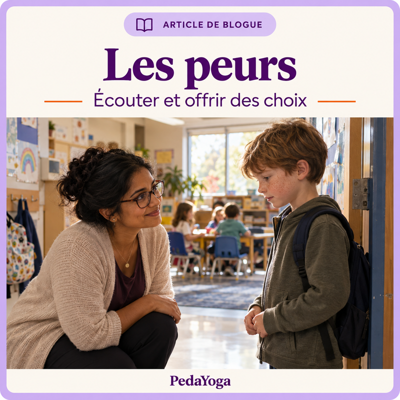 Les peurs : écouter l’enfant et lui rendre des choix — visuel photographique généré