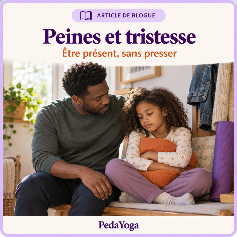 Peines et tristesse : une détente pour être ensemble, sans effacer l’émotion — visuel photographique généré